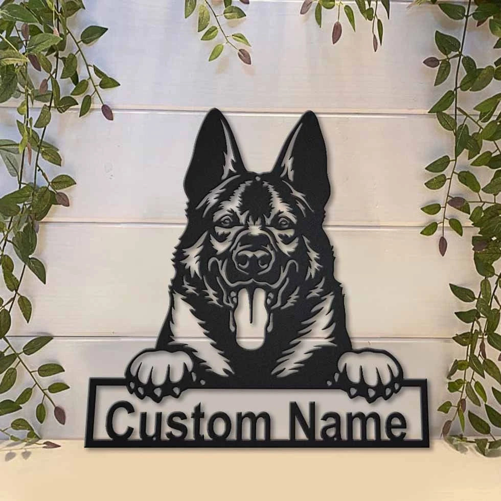 Personalized West Gothic Dog Metal Sign Art, Custom West Gothic Dog Metal Sign, Dog Gift, Animal Funny, Birthday Gift, Laser Cut Metal Signs Custom Gift Ideas