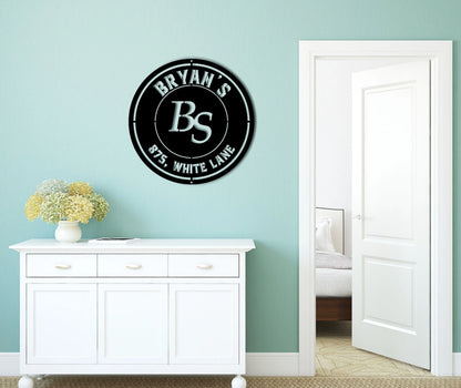 Metal Address Sign, Personalized Cast Archsign, Display Your Address And Street Name, Custom House Number Sign, Custom Name Sign, Metal Sign Laser Cut Metal Signs Custom Gift Ideas