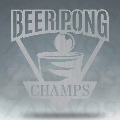 Beer Pong Monogram Customized Metal Signs, Custom Metal Sign, Custom Signs, Metal Sign, Metal Laser Cut Metal Signs Custom Gift Ideas