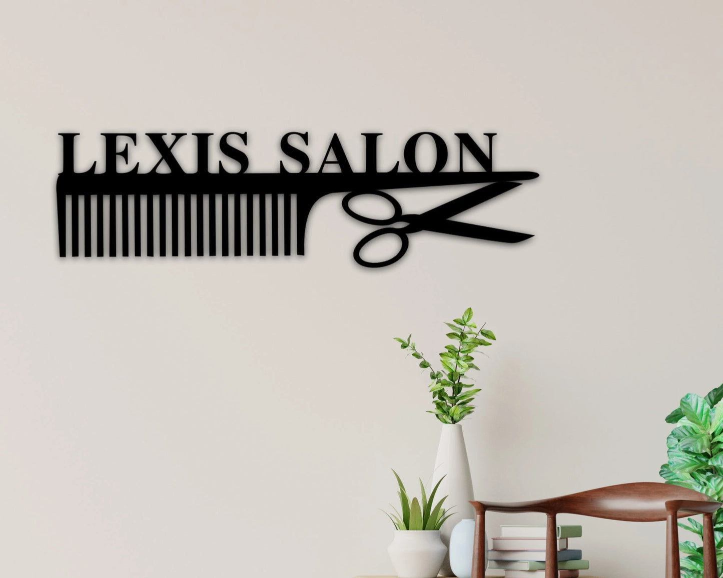 Hair Salon Metal Sign, Custom Salon Sign, Personalized Hair Stylist Sign, Hair Stylist Gift, Salon Decor, Barber Metal Sign, Cosmetologist Laser Cut Metal Signs Custom Gift Ideas