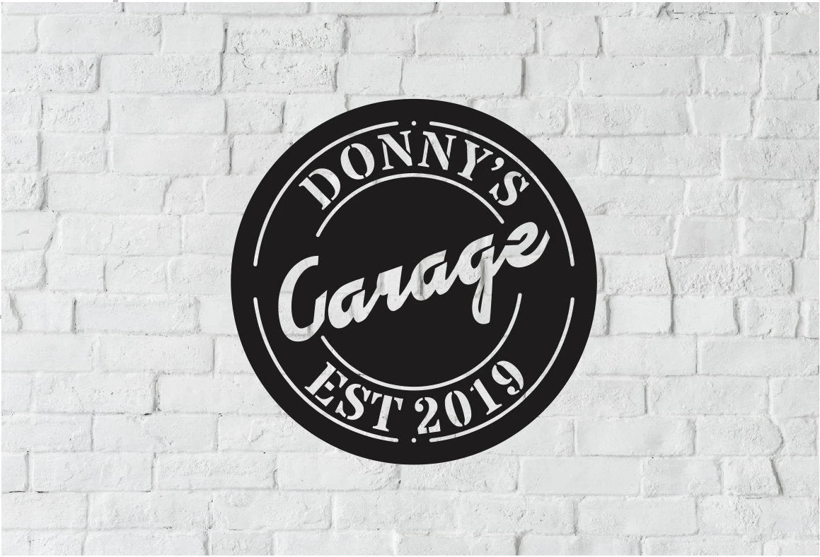 Personalized Garage Sign, Garage Metal Art, Garage Home Decor, Garage Sign Home Decor, Metal Wall Art, Laser Cut Metal Signs Custom Gift Ideas