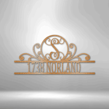 Personalized Scroll Family Name Steel Art Wall Decor Metal Name Sign Laser Cut Metal Signs Custom Gift Ideas