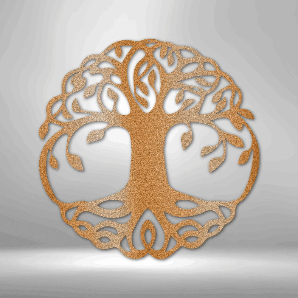 Classic Tree of Life Steel Art Wall Metal Decor Laser Cut Metal Signs Custom Gift Ideas