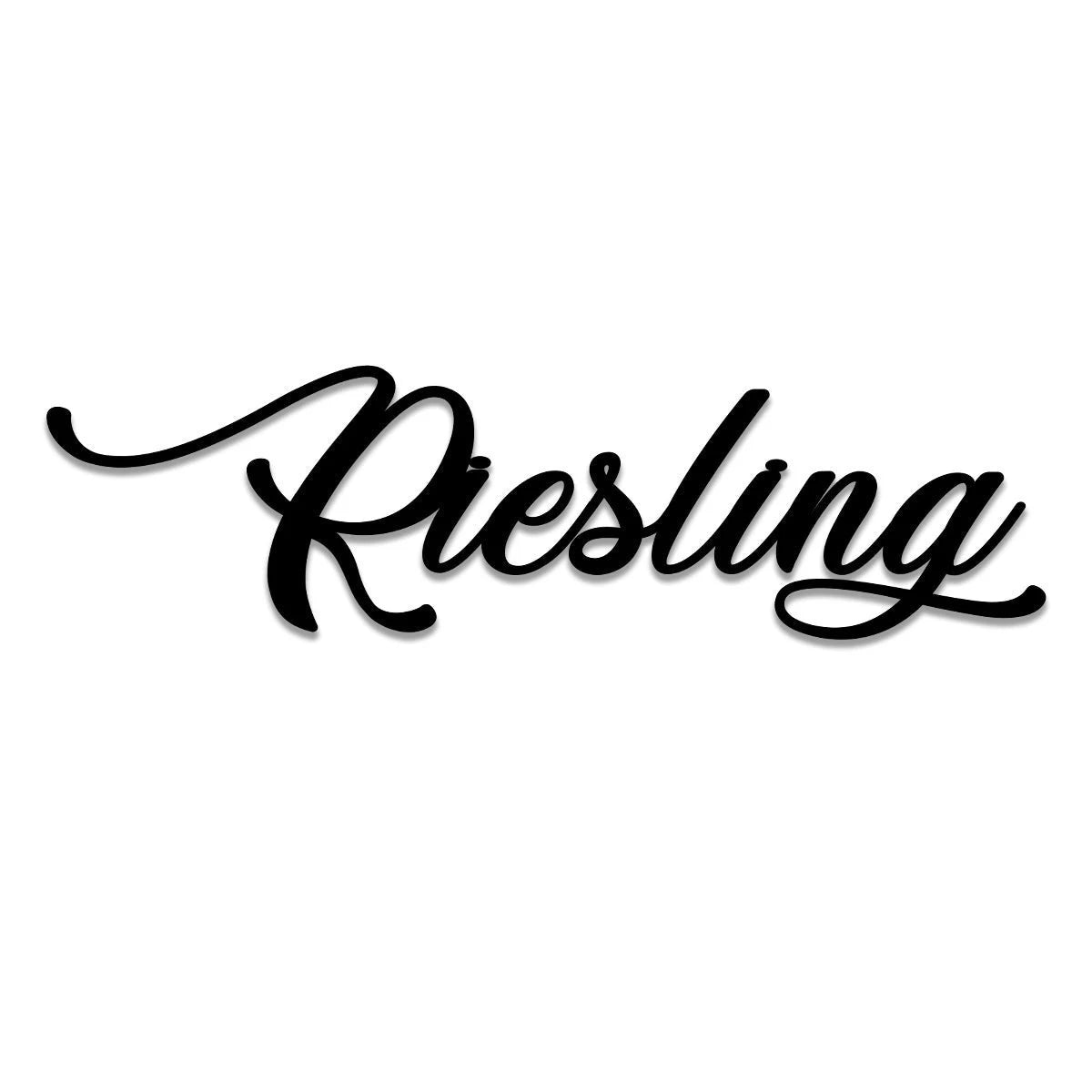 Riesling Wine Metal Bar Sign, Pub, Tap, Wall Decor, Wedding Art Gift For Him her, Metal Laser Cut Metal Signs Custom Gift Ideas