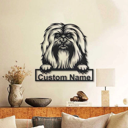 Personalized Havanese Dog Metal Sign Art, Custom Havanese Dog Metal Sign, Father's Day Gift, Pets Gift, Birthday Gift, Laser Cut Metal Signs Custom Gift Ideas