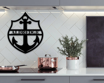 Personalized Family Name Metal Sign, Family Name Sign Housewarming Gift, Door Hanger, Last Name Sign, Metal Wall Art, Wedding Gift, Metal Laser Cut Metal Signs Custom Gift Ideas