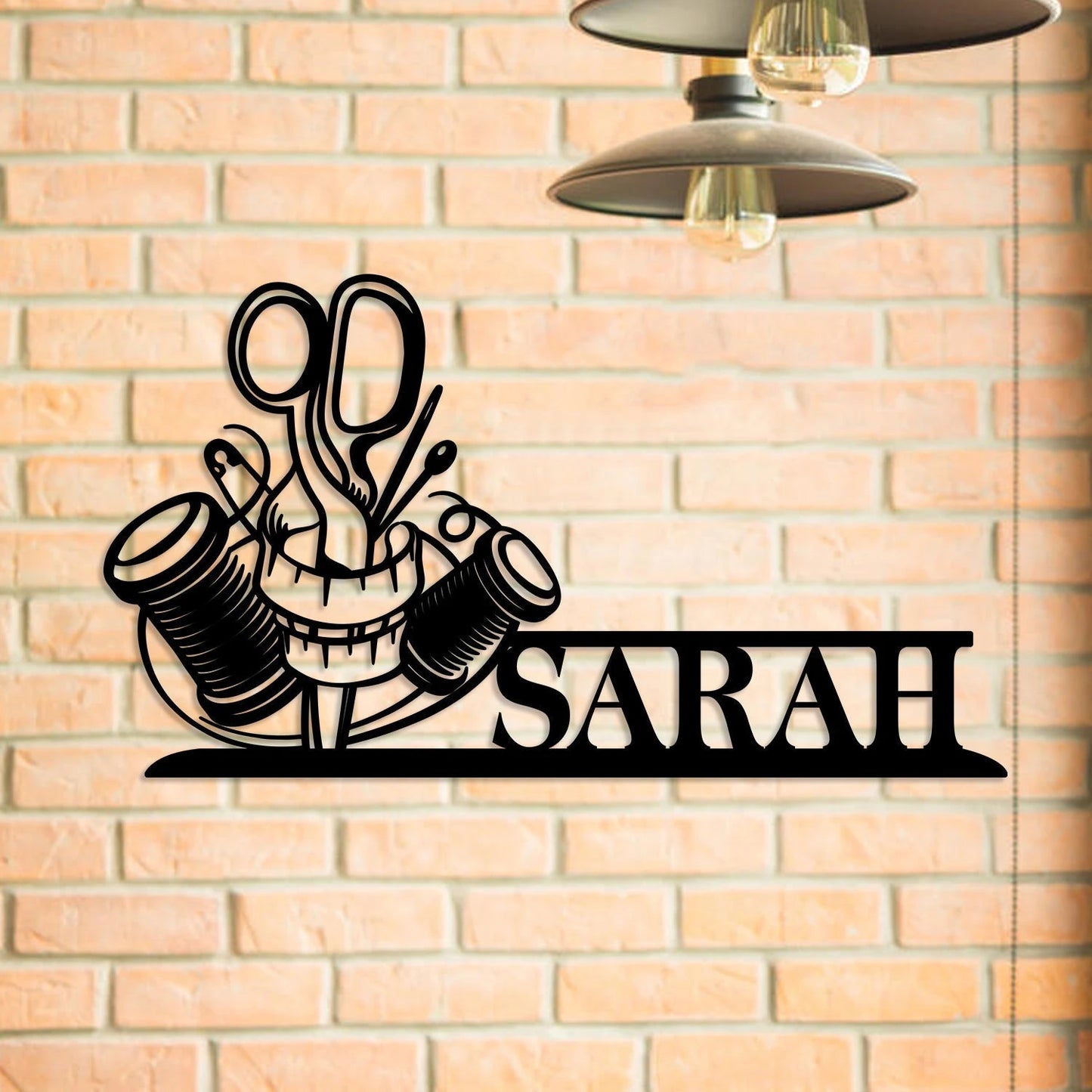 Personalized Sewing Metal Sign, Quilting Room Metal Art, Wall Decor, Gift For Her, Mother, Grandma, Metal Laser Cut Metal Signs Custom Gift Ideas