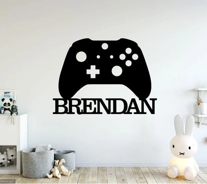 Personalized Gaming Room Sign, Bedroom Metal Art, Video Games Home Decor, Controller Metal Sign, Custom Metal Wall Art, Laser Cut Metal Signs Custom Gift Ideas
