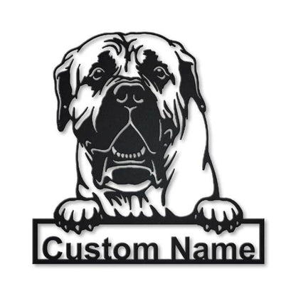 Boerboel Dog Personalized Metal Wall Decor, Cut Metal Sign, Metal Wall Art, Metal House Sign, Metal Laser Cut Metal Signs Custom Gift Ideas