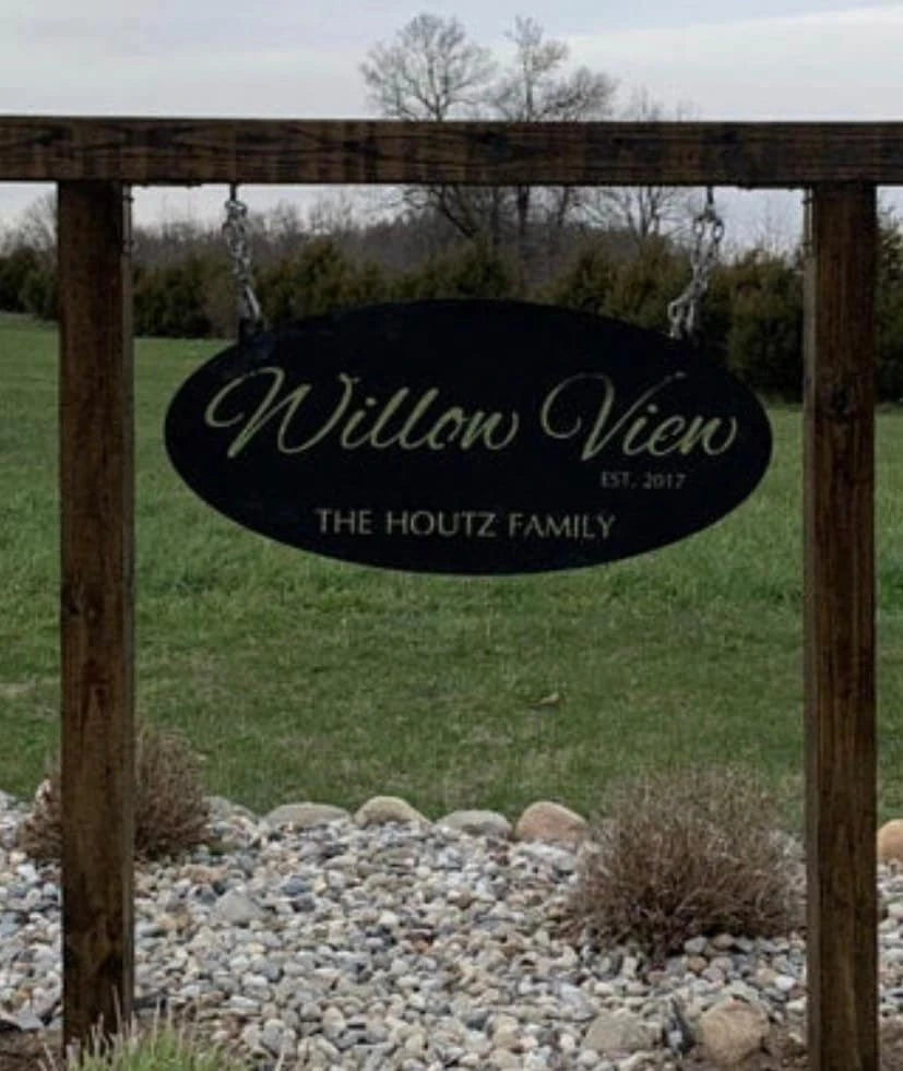 Metal Address Sign , Oval Metal Address, Personal Metal Sign, Custom Name Address Metal Oval Metal Art Laser Cut Metal Signs Custom Gift Ideas