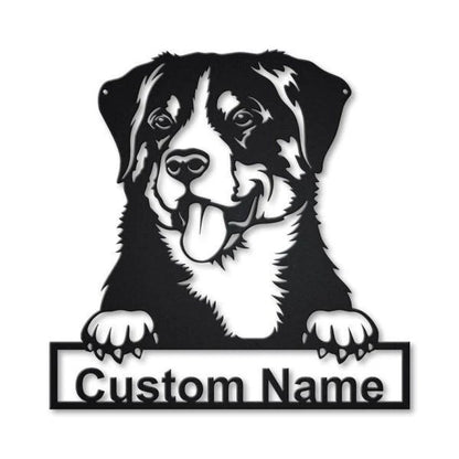 Appenzeller Sennenhund Personalized Metal Wall Decor, Cut Metal Sign, Metal Wall Art, Metal House Sign, Metal Laser Cut Metal Signs Custom Gift Ideas