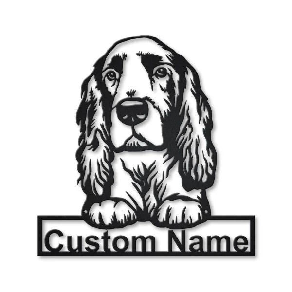 Field Spaniel Dog Personalized Metal Wall Decor, Cut Metal Sign, Metal Wall Art, Metal House Sign, Metal Laser Cut Metal Signs Custom Gift Ideas