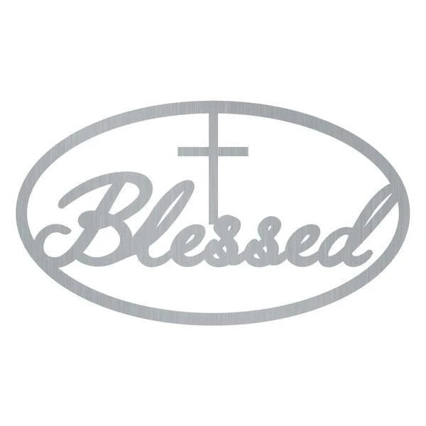 Blessed Cross Customized Metal Signs, Custom Metal Sign, Custom Signs, Metal Sign, Metal Laser Cut Metal Signs Custom Gift Ideas