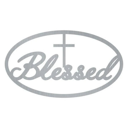 Blessed Cross Customized Metal Signs, Custom Metal Sign, Custom Signs, Metal Sign, Metal Laser Cut Metal Signs Custom Gift Ideas
