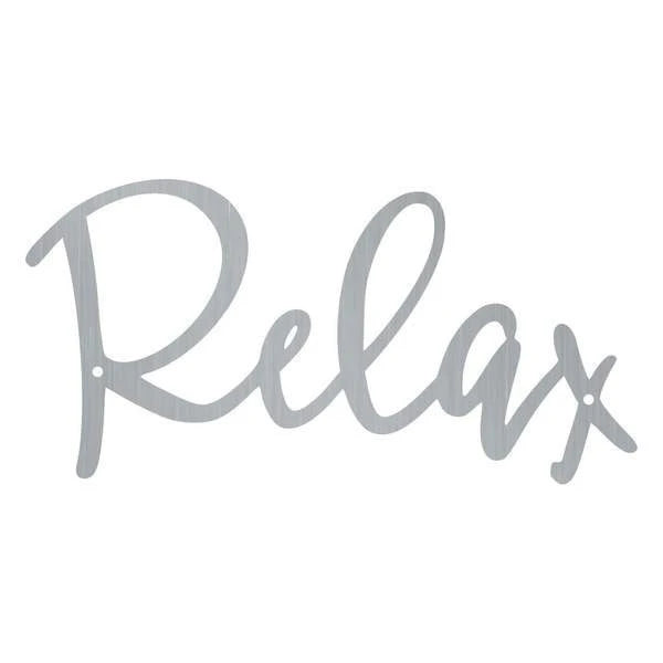 Relax Customized Metal Signs, Custom Metal Sign, Custom Signs, Metal Sign, Metal Laser Cut Metal Signs Custom Gift Ideas