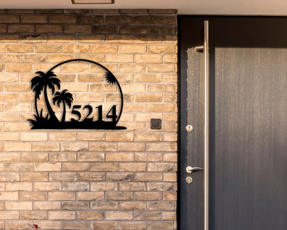 Personalized Metal Address Sign, Metal Address Plaque, Metal Address Numbers, House Numbers, House Number Plaque, House Number Sign Metal, Metal Laser Cut Metal Signs Custom Gift Ideas