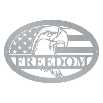 Eagle Freedom Customized Metal Signs, Custom Metal Sign, Custom Signs, Metal Sign, Metal Laser Cut Metal Signs Custom Gift Ideas