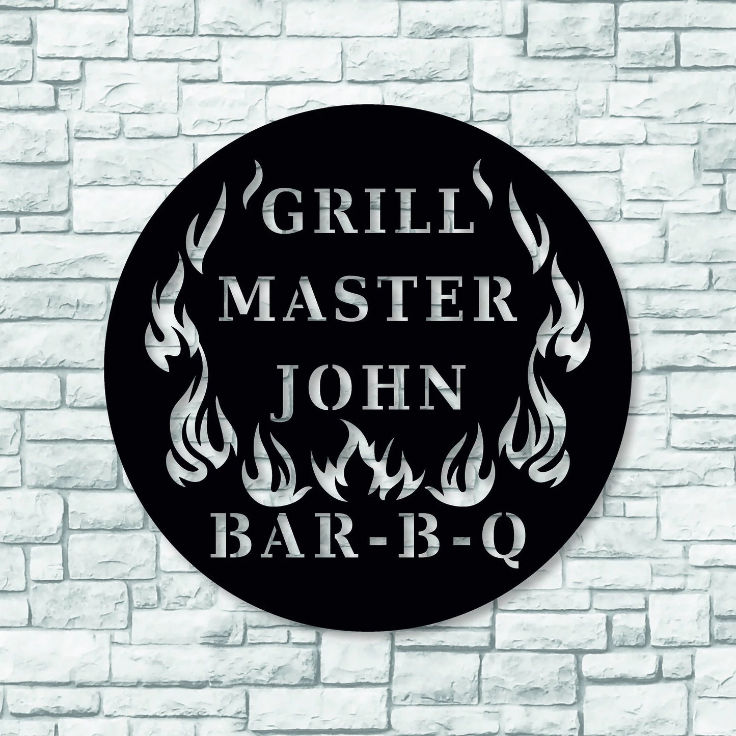 Personalized Backyard Bbq Metal Sign, Outdoor Wall Decor, Metal Wall Decor, Bbq Metal Decor, Personalized Home Decor, Metal Wall Art Laser Cut Metal Signs Custom Gift Ideas