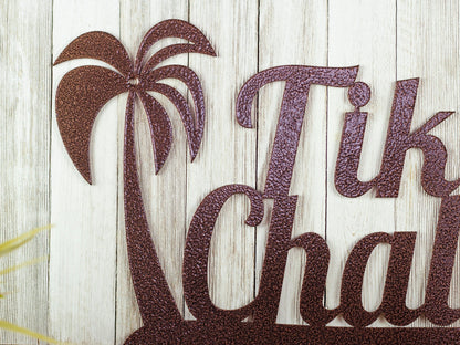 Custom Name Sign, Palm Tree, Metal Wall Art, Beach Decor, Outdoor Sign, Metal Sign, Laser Cut Steel, Laser Cut Metal Signs Custom Gift Ideas