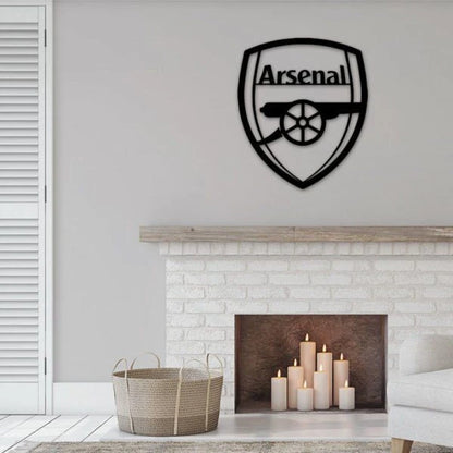 Arsenal Metal Wall Art, Metal Sign Wall Decor, Cut Metal Sign, Metal Wall Art, Metal House Sign Laser Cut Metal Signs Custom Gift Ideas