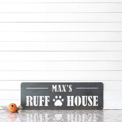 Custom Dog House Sign, Dog Sign, Personalized Dog Sign, Metal Dog Sign, Gifts For Dog Owners, Gifts For Dog Lovers, Custom Dog Gifts, Laser Cut Metal Signs Custom Gift Ideas