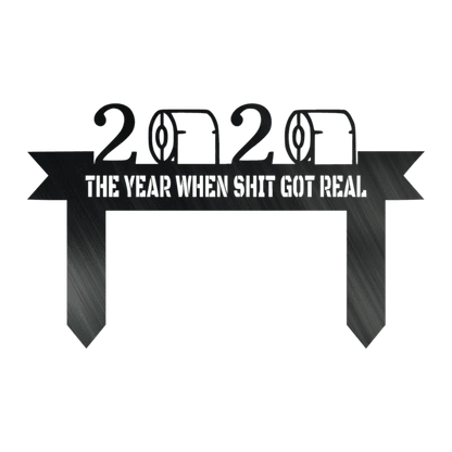 Shit Got Real Customized Metal Signs, Custom Metal Sign, Custom Signs, Metal Sign, Metal Laser Cut Metal Signs Custom Gift Ideas