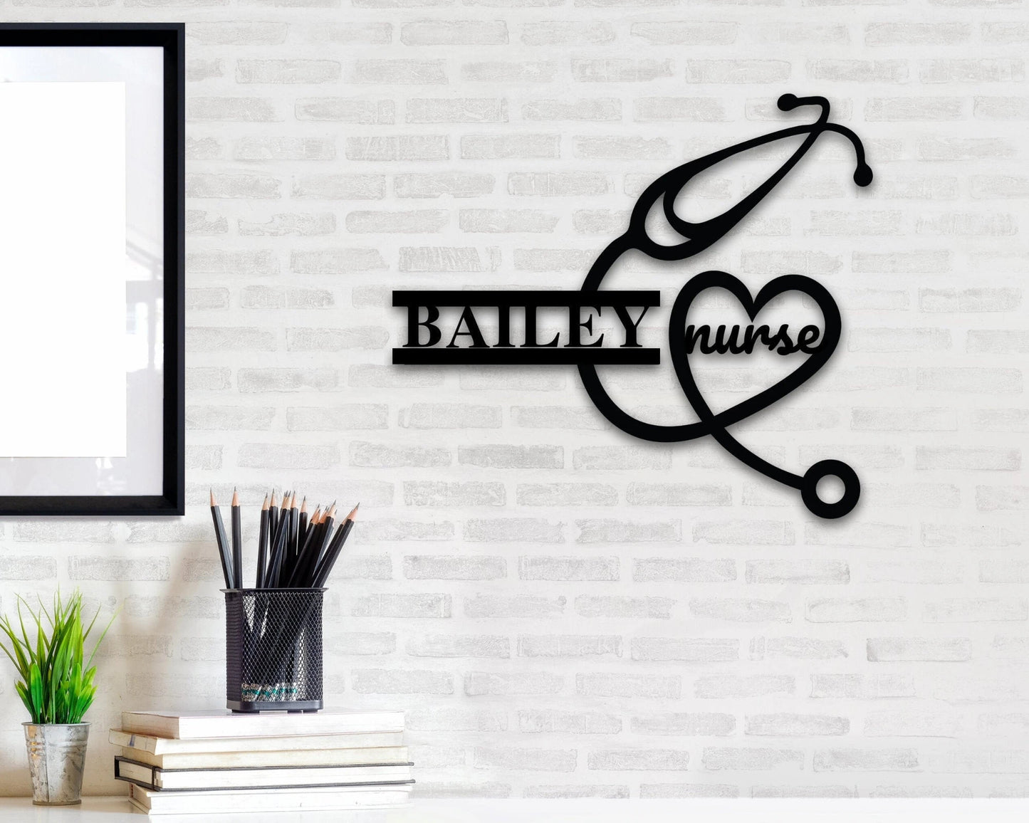 Personalized Nurse Sign, Lpn, Rn, Cna, Wall Office, Metal Decor, Nurse Gift, Metal Wall Art, Custom Sign, Door Hanger, Nurses, Metal Laser Cut Metal Signs Custom Gift Ideas