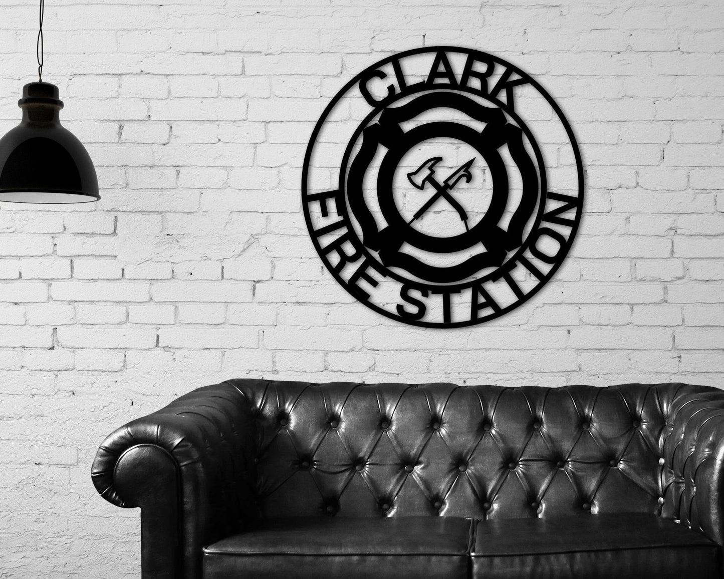 Custom Firefighter Metal Sign, Personalized Maltese Cross Sign, Fireman Gift, Fire Station Sign, Firefighter Name Sign, Firefighter Gift Laser Cut Metal Signs Custom Gift Ideas