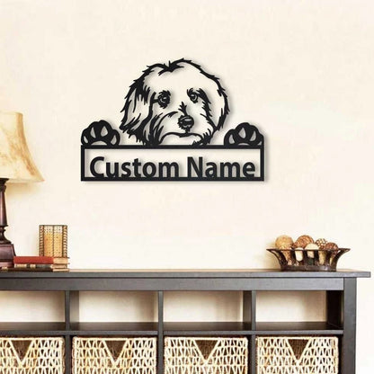 Personalized Maltese Dog Metal Sign Art, Custom Maltese Dog Metal Sign, Birthday Gift, Animal Funny, Father's Day Gift, Laser Cut Metal Signs Custom Gift Ideas