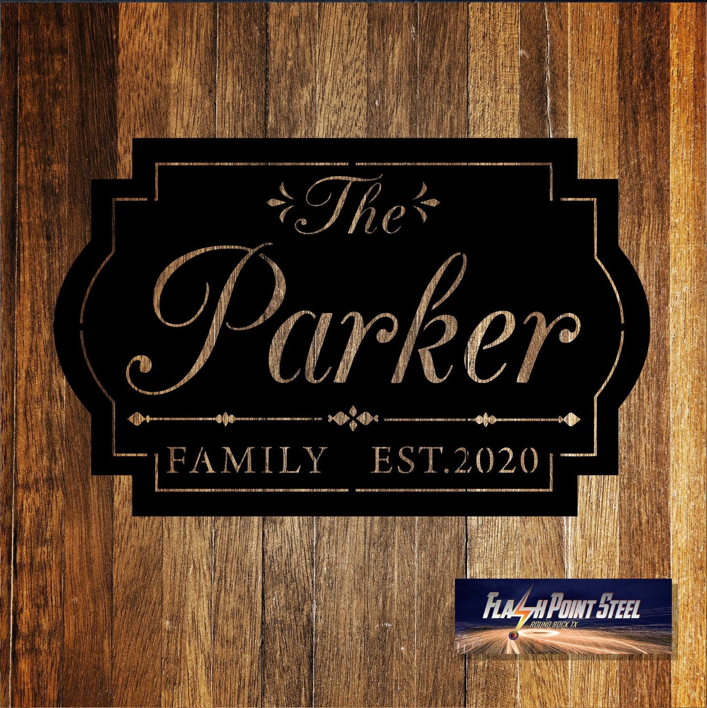 Custom Family Sign Established, Metal Wall Art, Personalized Name, Plasma Cut Steel Sign ,steel Art, Powder Coated, Handmade Laser Cut Metal Signs Custom Gift Ideas