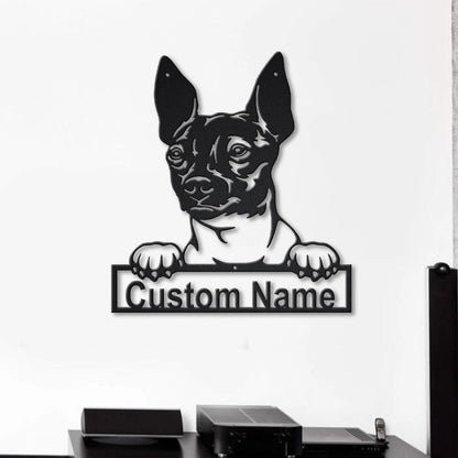 Personalized American Hairless Terrier Dog Metal Sign Art, Custom American Hairless Terrier Dog Metal Sign, Dog Gift, Animal Funny, Laser Cut Metal Signs Custom Gift Ideas