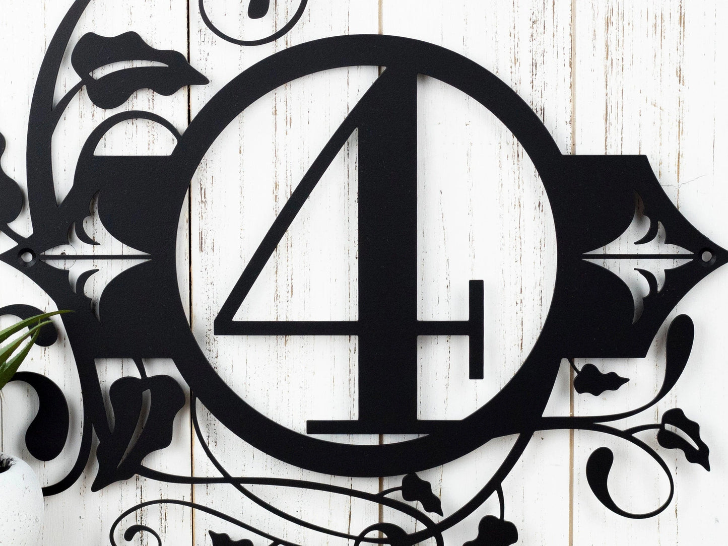 Custom Outdoor House Number Metal Sign 1 Digit, Black, Address Plaque, Metal Sign, Custom Sign, Personalized, Laser Cut Metal Signs Custom Gift Ideas
