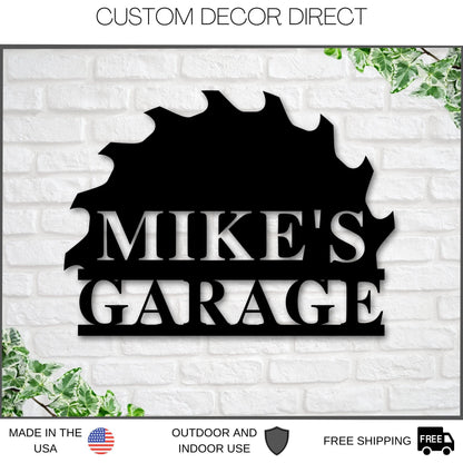 Personalized Gift For Him, Husband Gift, Custom Garage Sign, Metal Shop Sign, Metal Workshop Sign, Metal Sign, Bestseller Laser Cut Metal Signs Custom Gift Ideas-2