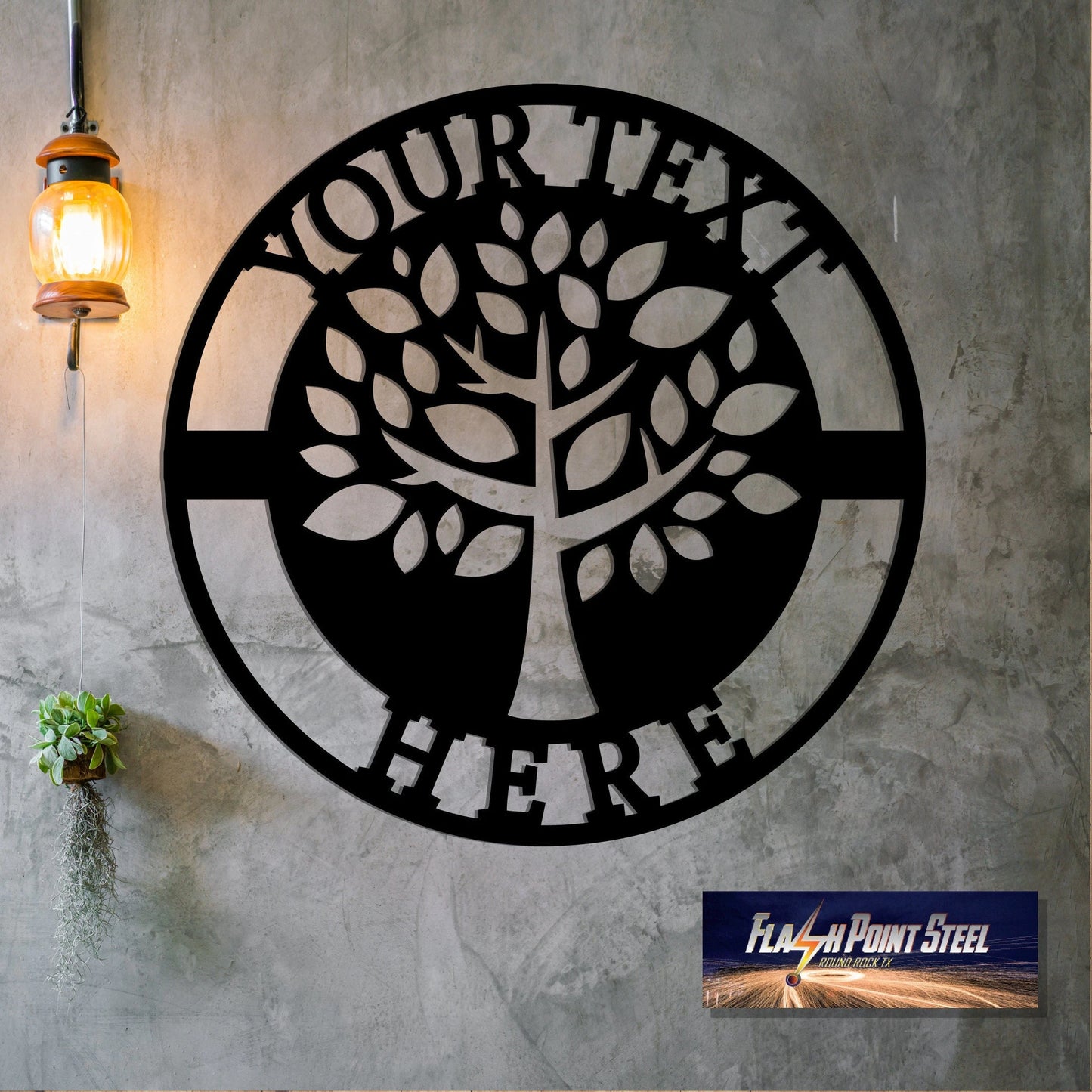 Personalized Sign, Tree Sign, Family Name Sign, Steel Sign, Home Decor, Family Tree Sign, Welcome Sign, Entrance, Metal Sign, New Home Gift Laser Cut Metal Signs Custom Gift Ideas