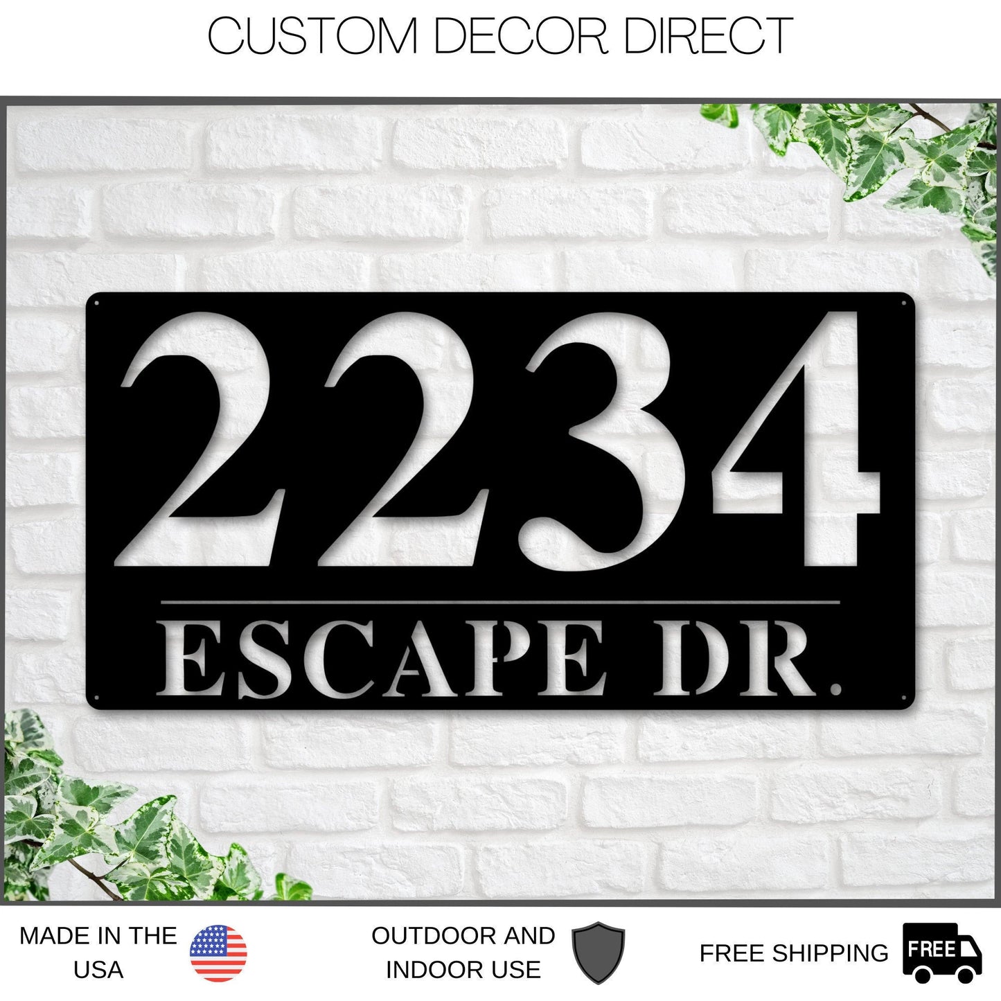Address Sign, Metal Address Plaque, Metal House Numbers, Custom Address Sign, Home Address Sign, Address Number, Bestseller Laser Cut Metal Signs Custom Gift Ideas