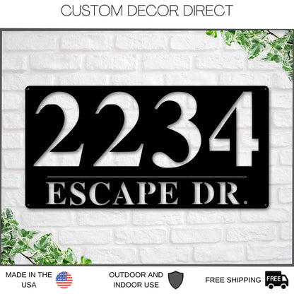 Address Sign, Metal Address Plaque, Metal House Numbers, Custom Address Sign, Home Address Sign, Address Number, Bestseller Laser Cut Metal Signs Custom Gift Ideas