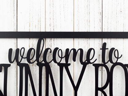 Custom House Welcome Sign, Home Name Metal Sign, Custom Sign, Personalized Sign, Metal Wall Art, Outdoor Sign, Laser Cut Metal Signs Custom Gift Ideas