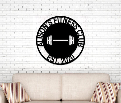 Custom Metal Gym Sign, Gym Sign, Personalized Home Gym Sign, Fitness Club, Fitness Club Sign, Home Gym Sign, Cross Fit Sign, Custom Gym Laser Cut Metal Signs Custom Gift Ideas