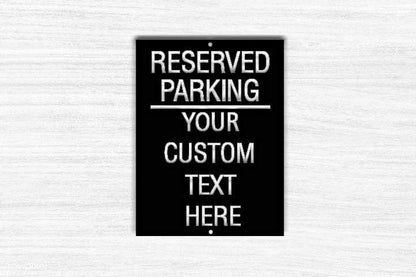 Your Custom Text Metal Reserved Parking Sign, Employee Parking Signs, Personalized Aluminum Sign,man Cave, Novelty Gift Laser Cut Metal Signs Custom Gift Ideas