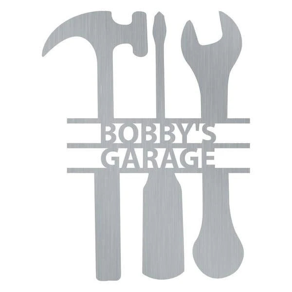 Tools Monogram Customized Metal Signs, Custom Metal Sign, Custom Signs, Metal Sign, Metal Laser Cut Metal Signs Custom Gift Ideas