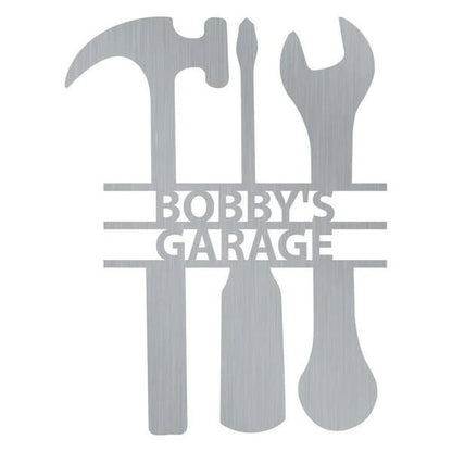 Tools Monogram Customized Metal Signs, Custom Metal Sign, Custom Signs, Metal Sign, Metal Laser Cut Metal Signs Custom Gift Ideas