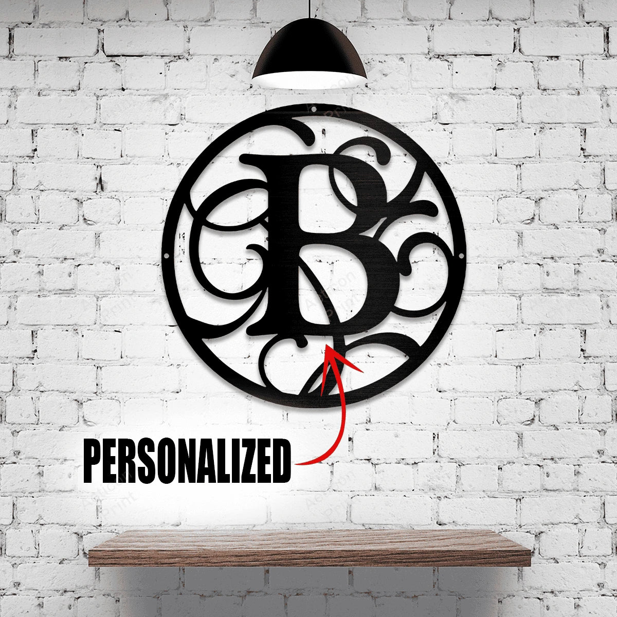 Monogram Metal Sign Personalized Gift Wedding Gift Housewarming Gift Large Stainless Steel Weatherproof Metal Letter