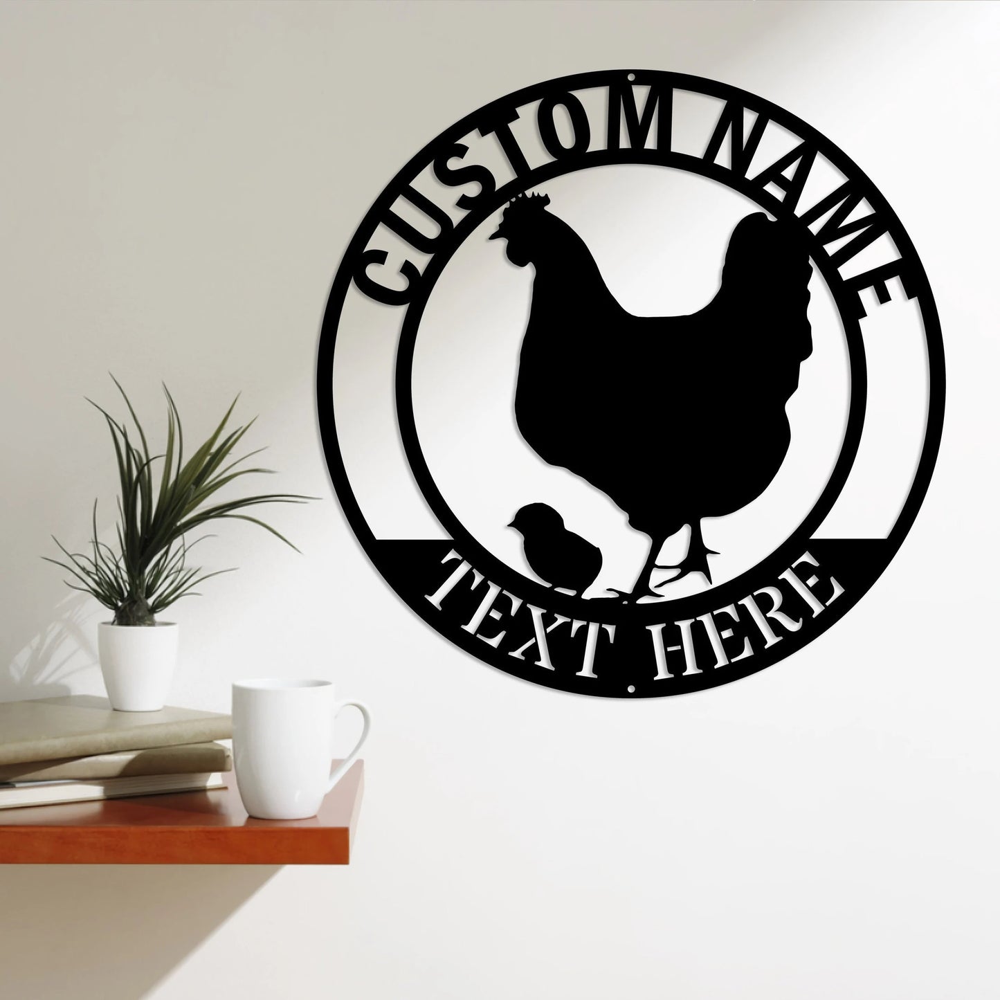 Personalized Chicken Coop Metal Sign, Hen House Sign, Chicken Farm Sign, Metal Sign Farm, Chicken Metal Sign, Family Name Sign Laser Cut Metal Signs Custom Gift Ideas