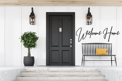 Welcome Home Sign, Welcome Metal Word, Housewarming Gift, Realtor Closing Gift, Metal Wall Art, Welcome Metal Wall Decor,, Metal Laser Cut Metal Signs Custom Gift Ideas