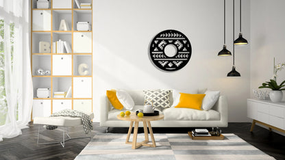 Tribal Metal Wall Decor, Metal Wall Art, Housewarming Gift, Home Decor, Office Decor, Interior Design, Metal Laser Cut Metal Signs Custom Gift Ideas