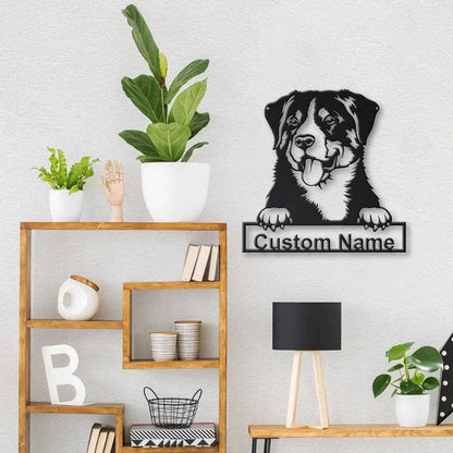 Personalized Appenzeller Sennenhund Dog Metal Sign Art, Custom Appenzeller Sennenhund Metal Sign, Dog Gift, Birthday Gift, Laser Cut Metal Signs Custom Gift Ideas
