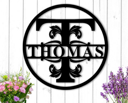 Family Name Sign Metal Last Name Sign Metal Signs Personalized Signs For Home Wall Decor Metal Wall Art Custom Family Name Sign, Laser Cut Metal Signs Custom Gift Ideas