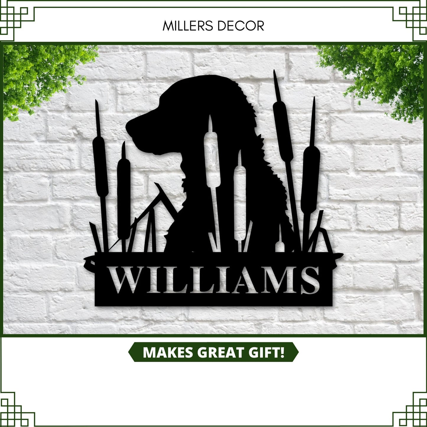 Duck Hunting Sign, Dog Duck Hunting Sign, Duck Hunter Gift, Personalized Family Name Sign, Custom Metal Sign, Personaliz, Laser Cut Metal Signs Custom Gift Ideas