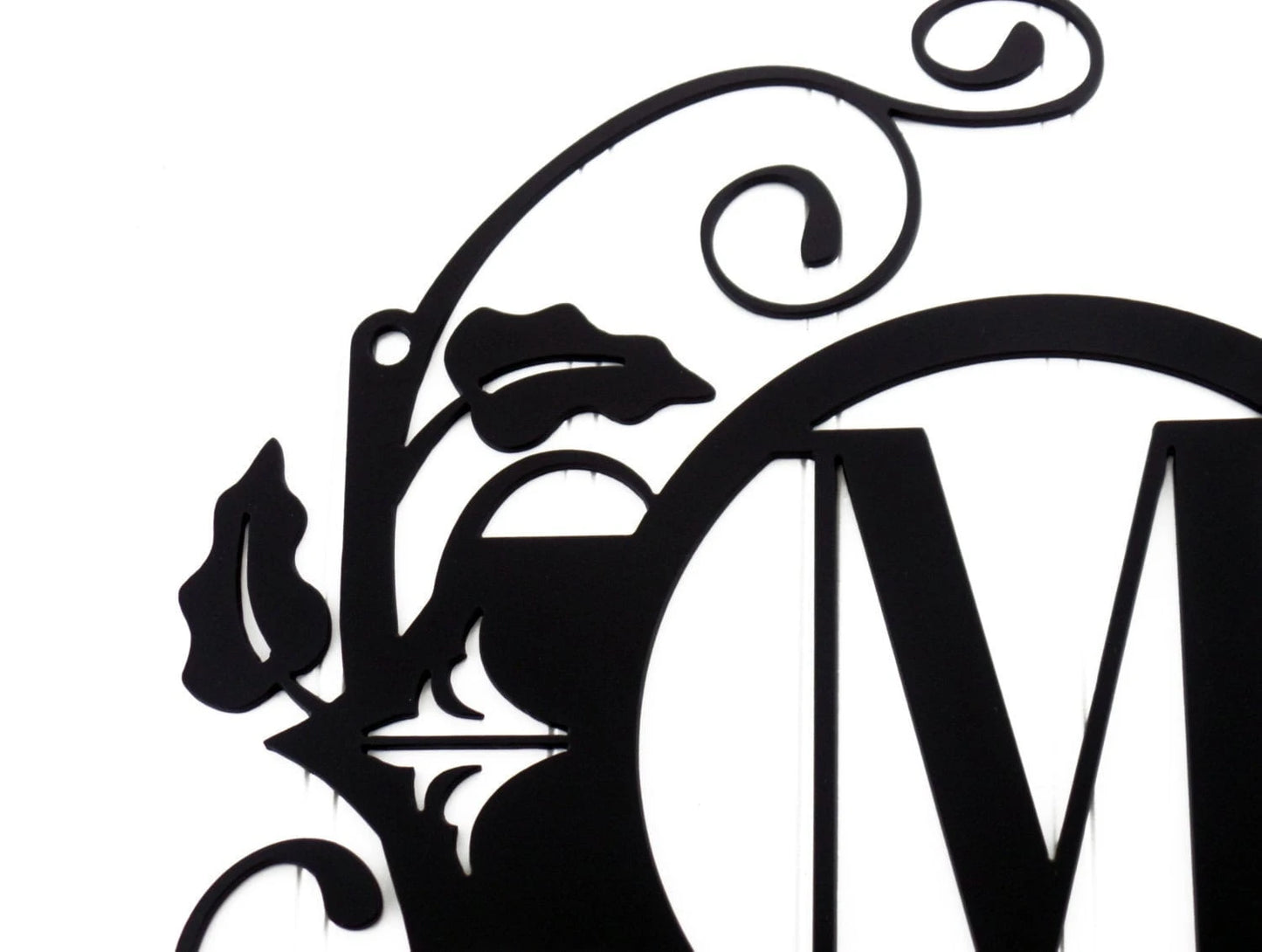 Hanging Monogram Metal Sign Black Monogram Monogram Monogram Wall Hanging Metal Letter