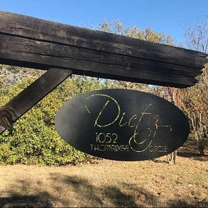 Oval Metal Sign ,personalized Metal Sign, Personal Door Sign, Perfect Christmas Gift, Metal Wall Art, Metal House Sign, Metal Laser Cut Metal Signs Custom Gift Ideas